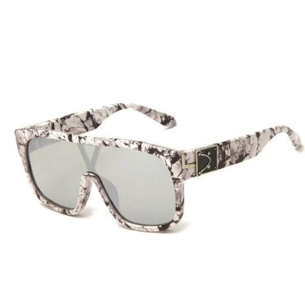 Oversized Sunglasses Men Outdoor Fancy Miami Beach Shades Hip Hop Stylish Lentes